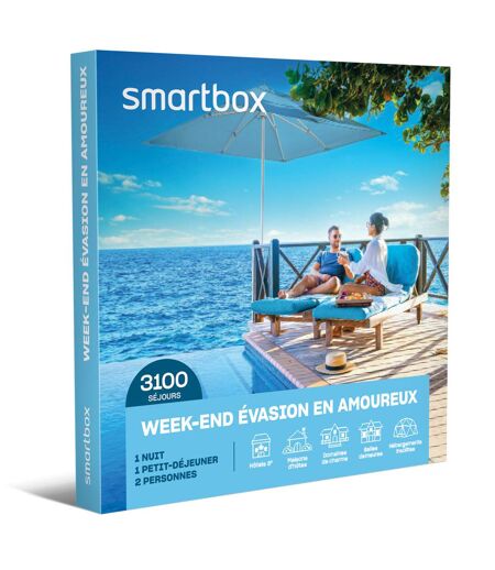 Week-end évasion en amoureux - SMARTBOX - Coffret Cadeau Séjour
