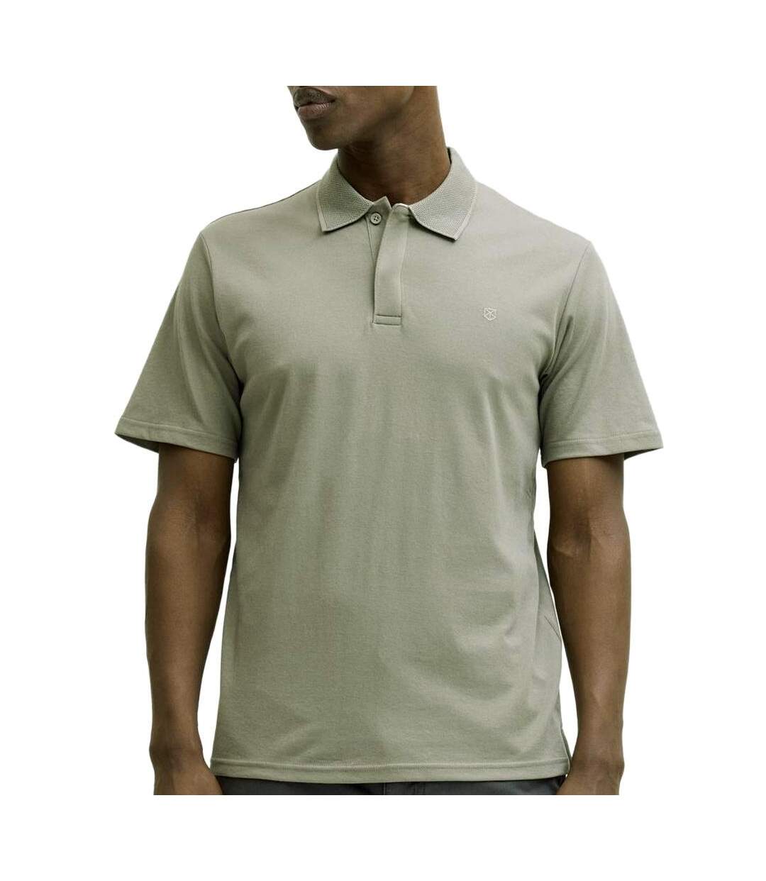 Polo kaki homme jack & jones crodney-1