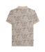 Polo Motif/style Cachemire Homme Beige Gris Lambretta-3