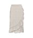 Jupe blanches à fleurs femme vero moda smilla-2
