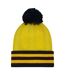 Gunners 1989 Away Kit Bobble Beanie Yellow Black Fan Originals-2