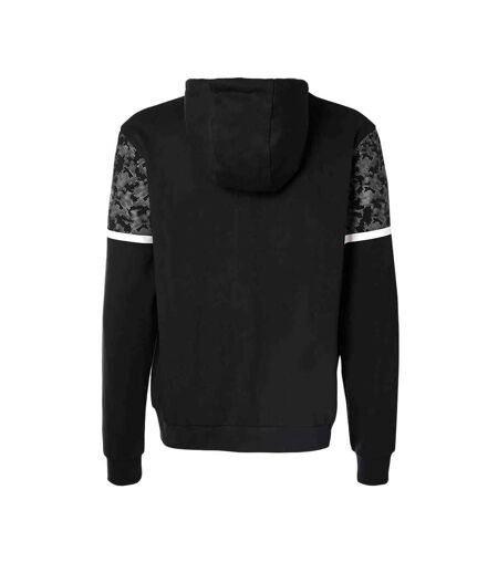 Sweat à Capuche Noir Homme Kappa Genzo Graphik - S