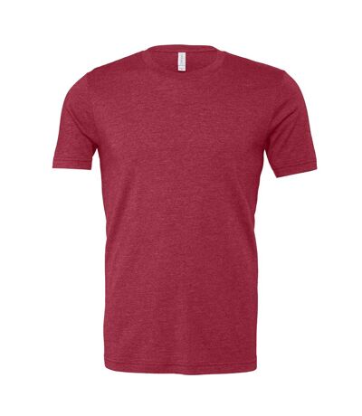 Bella + Canvas Adults Unisex Heather CVC T-Shirt (Heather Cardinal Red) - UTPC3390