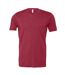 Bella + Canvas Adults Unisex Heather CVC T-Shirt (Heather Cardinal Red) - UTPC3390-1