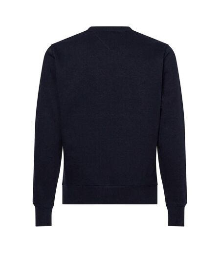 Mens Established Crew Neck Regular Sweatshirt Sky Blue Tommy Hilfiger