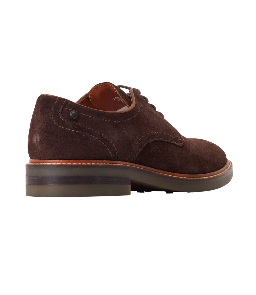 Derbies mawley homme marron foncé Base London-2