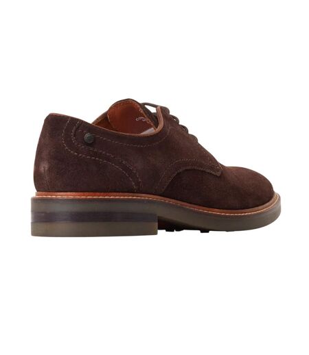 Derbies mawley homme marron foncé Base London