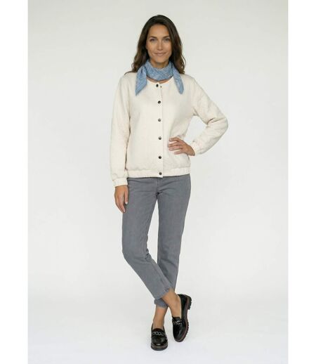 Blouson pressionné effet matelassé