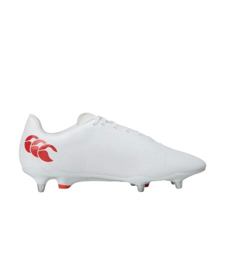 Unisex Adult Speed Raze Soft Ground Football Boots White Canterbury