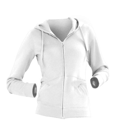 Veste À Capuche Authentic Femme Blanc Russell