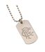 Rangers FC Engraved Dog Tag And Chain (Silver) (One Size)