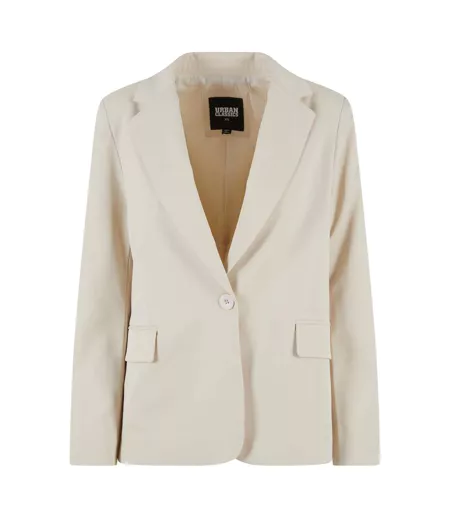 Blazer Basic Femme Blanc Cassé Urban Classics