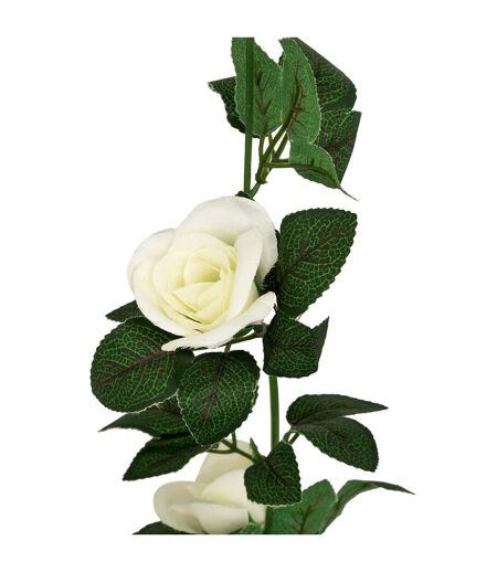 Guirlande Artificielle de Roses Naki 230cm Blanc