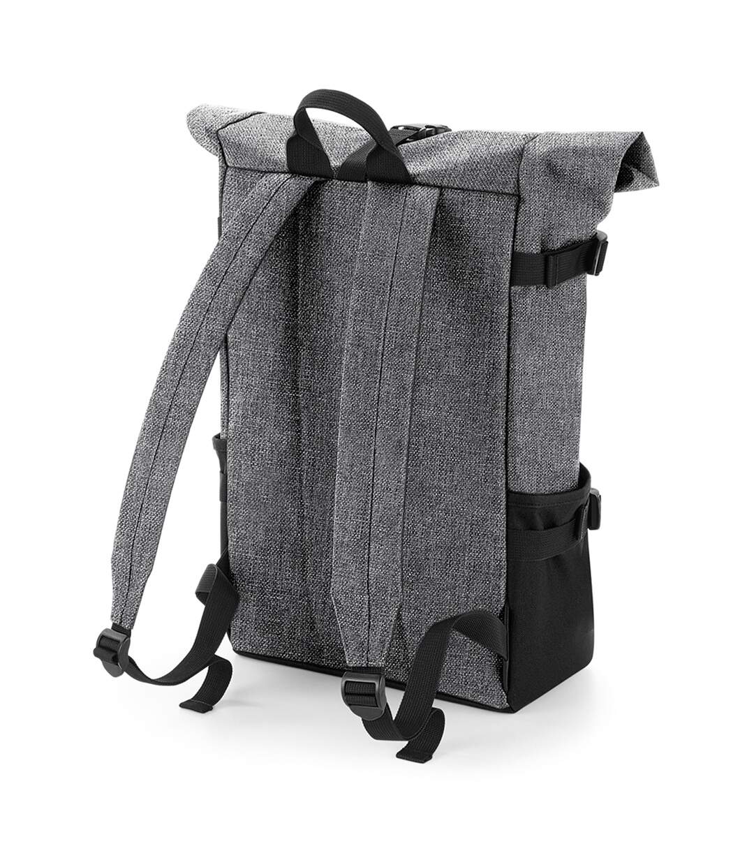 Sac à dos block roll-top taille unique gris / noire BagBase-2