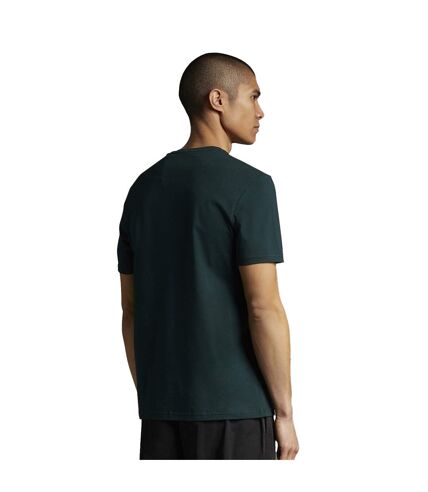 Mens pique t-shirt deep green Lyle & Scott