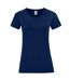 T-shirt Iconic Femme Bleu Marine Fruit Of The Loom-1