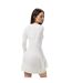 Robe Pull Manches Cloche Femme Vieux Blanc Jack Wills-3