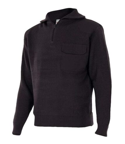 Pull col montant zippé - Homme - VL101 - noir