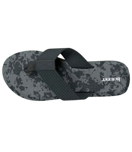 Isotoner Tongs homme très confortables, tiges larges
