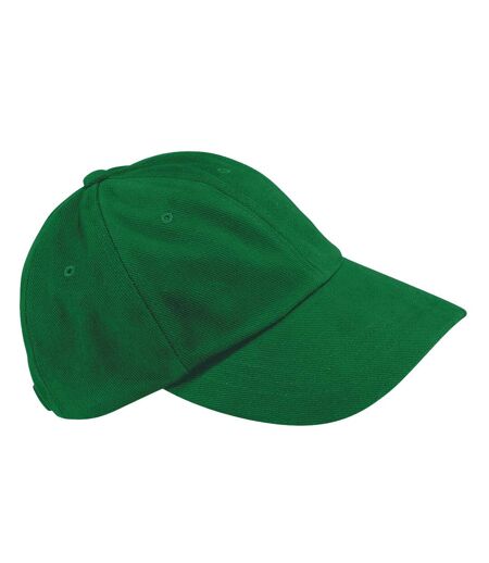 Casquette Unisexe À Profil Bas En Coton Brossé Lourd Pour Adultes Vert Forêt Beechfield