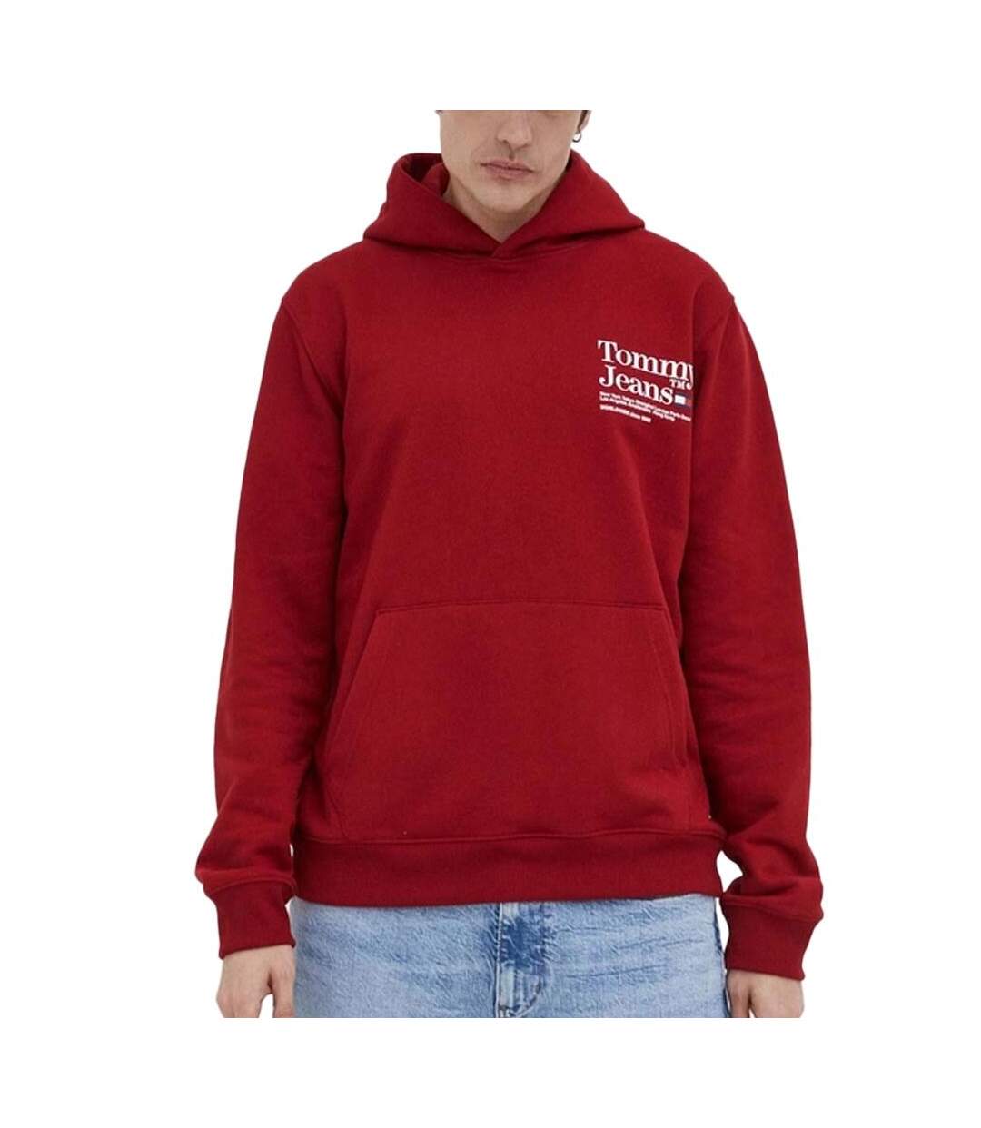 Sweat Rouge Homme Tommy Hilfiger DM0DM18860 - L