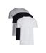 3x t-shirt noir/blanc/gris homme tommy hilfiger um0um03576 - l-1