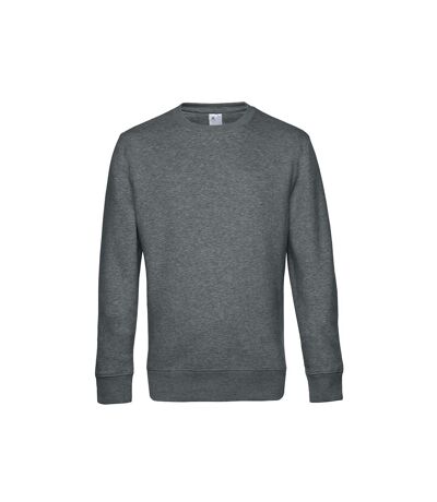 B&C Mens King Crew Neck Sweater (Heather Mid Gray) - UTBC4689