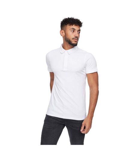 Polo Sullivan Homme Blanc Crosshatch