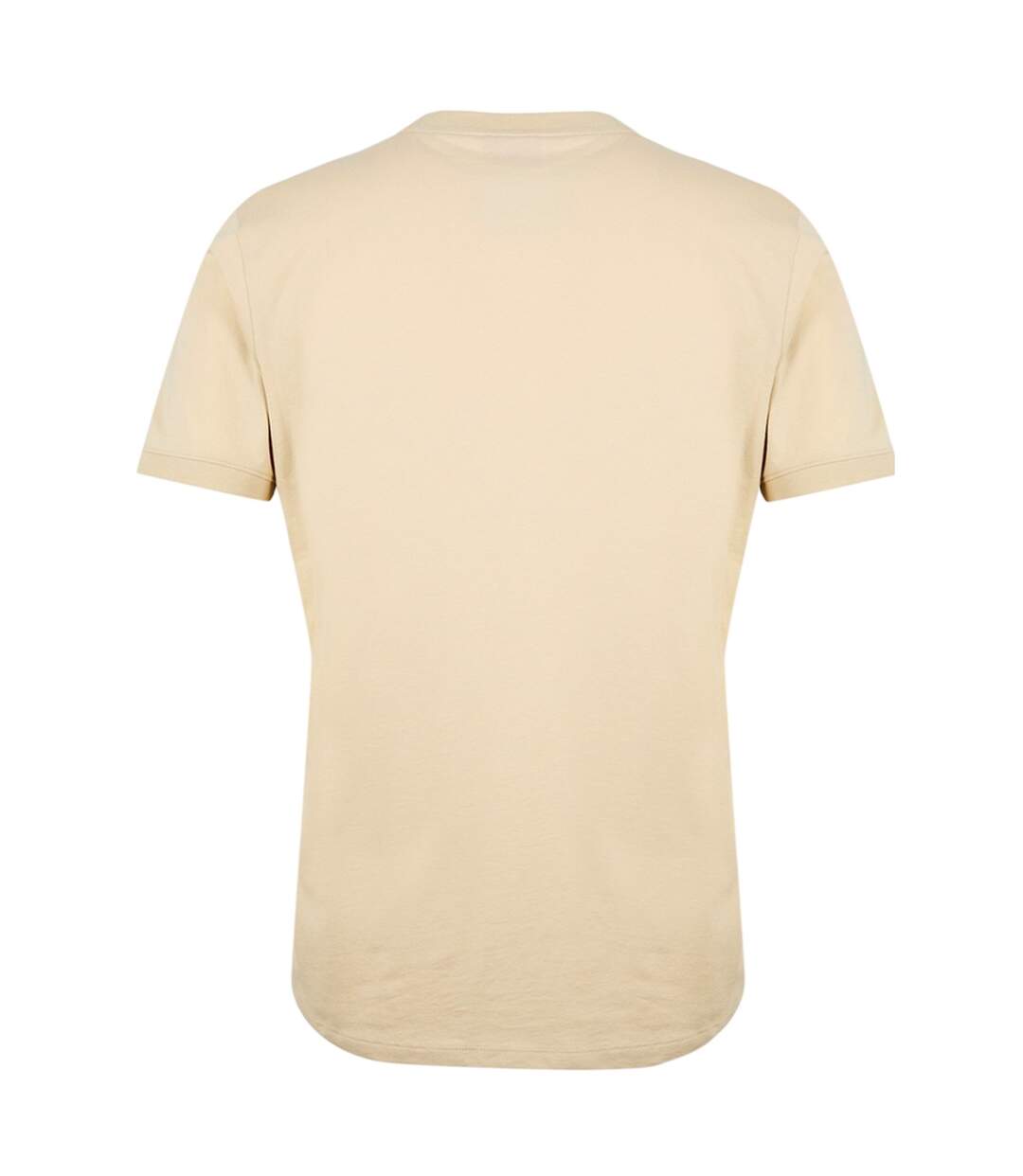 T-shirt Motif/style Logo Sur Poitrine Diragolino Homme Beige Hugo-2