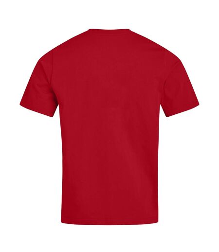 Mens Club Plain T-shirt Flag Red Canterbury