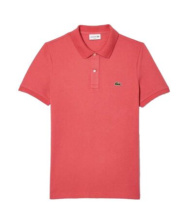 Mens Pique Slim Polo Shirt Red Lacoste