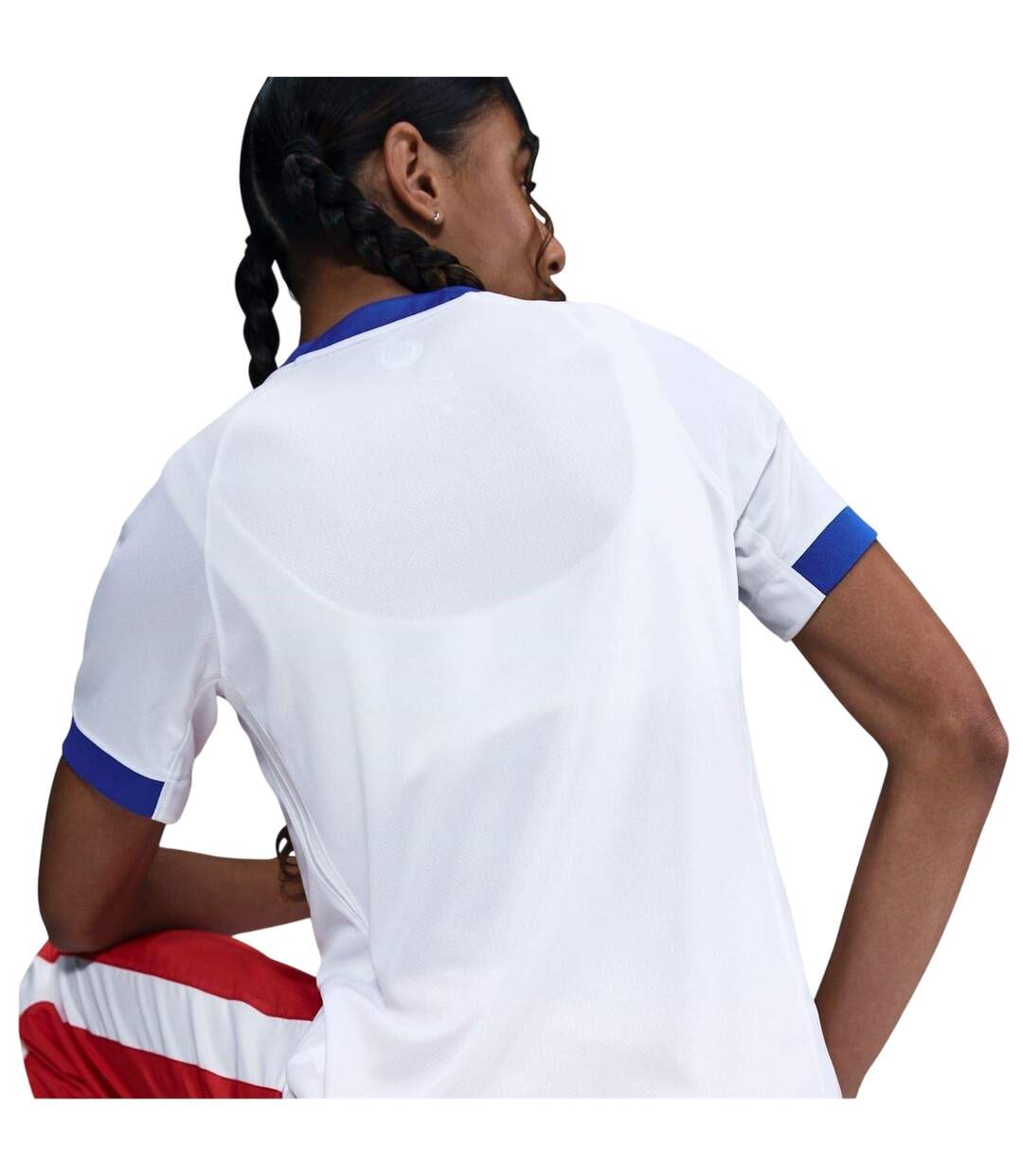 Maillot Domicile Motif/style England Fa Femme Blanc Bleu Nike-4
