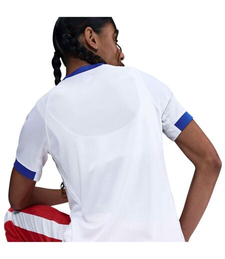 Maillot Domicile Motif/style England Fa Femme Blanc Bleu Nike