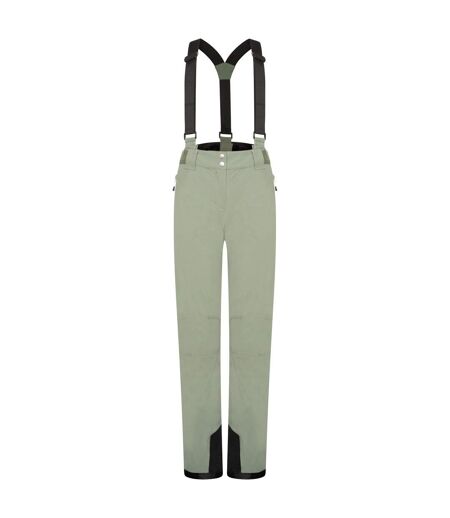 Womens/ladies effused ii waterproof ski trousers duck green Dare 2B