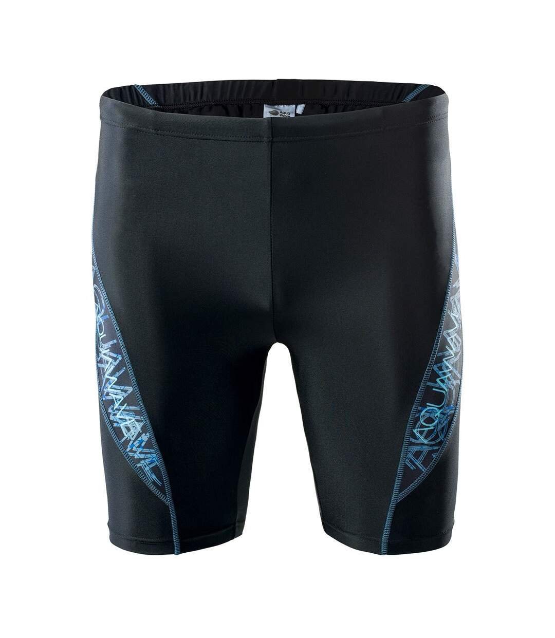 Short de bain barid homme noir / bleu curaçao Aquawave-1