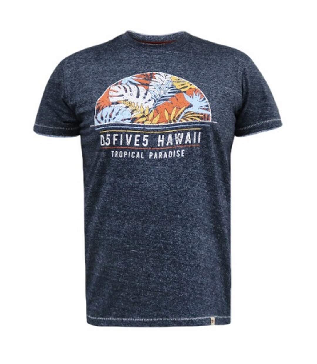 T-shirt d555 upton hawaii homme bleu marine foncé Duke-1