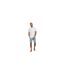 Mens Linen Blend Short-sleeved Shirt White Threadbare-1