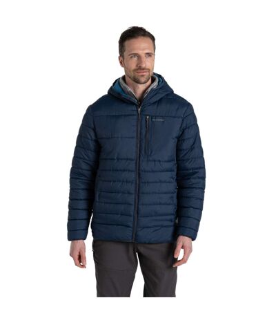 Mens Compresslite Viii Hooded Padded Jacket Blue Navy Brisk Blue Craghoppers
