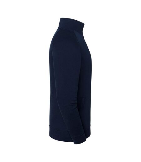 Unisex Adult Iconic Premium Sweat Jacket Deep Navy Fruit Of The Loom