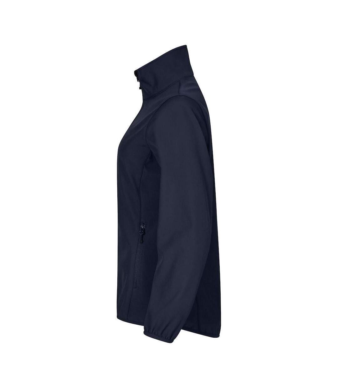 Veste Softshell Classic Femme Bleu Marine Foncé Clique-4