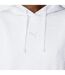 Womens/ladies Essentials Oversized Hoodie Ice Grey Marl Puma-3
