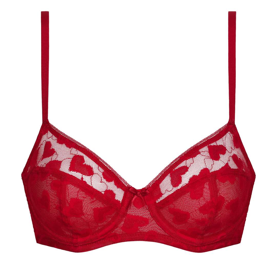 Soutien-gorge dentelle cœur