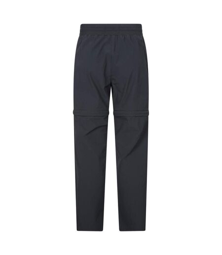 Womens/ladies explorer zip-off trousers black Mountain Warehouse