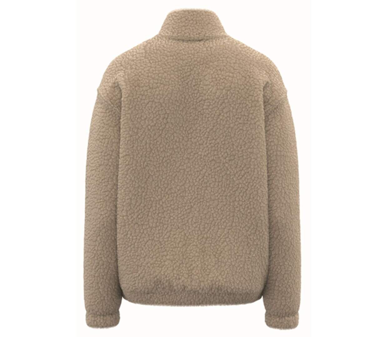 Sweat-shirt 1/4 zip - Unisexe - PATS403 - beige sable-2