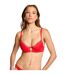 Soutien-gorge coques moulées rouge Claudia-2