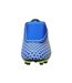 Childrens/kids Polka Dot Firm Ground Football Boots Blue Patrick-2