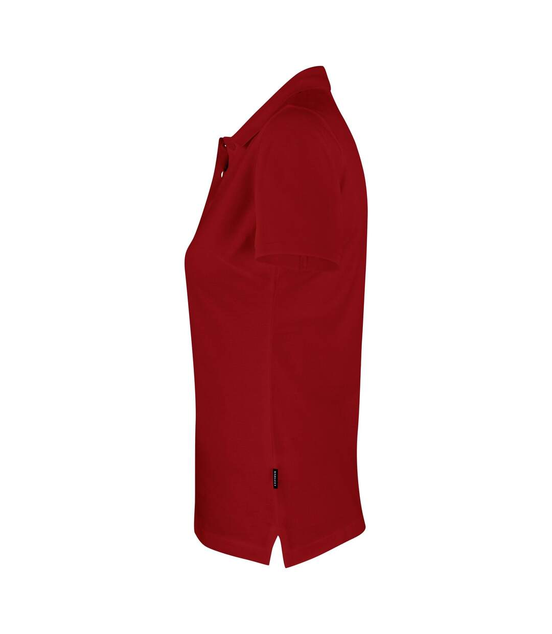 Womens/ladies Neptune Polo Shirt Dark Red James Harvest-3