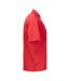 Mens Pique Polo Shirt Red Projob-4