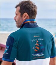 Polo Van Stretch Piqu stof Sailing Atlas For Men Polo Van Stretch Piqu stof Sailing Atlas For Men