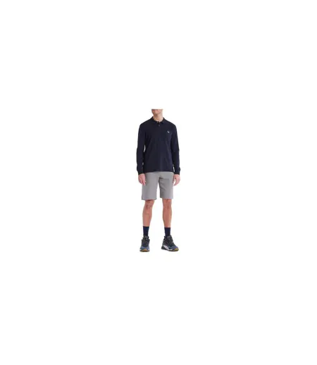 Polo Manches Longues Motif/style Zèbre Homme Bleu Marine Paul Smith